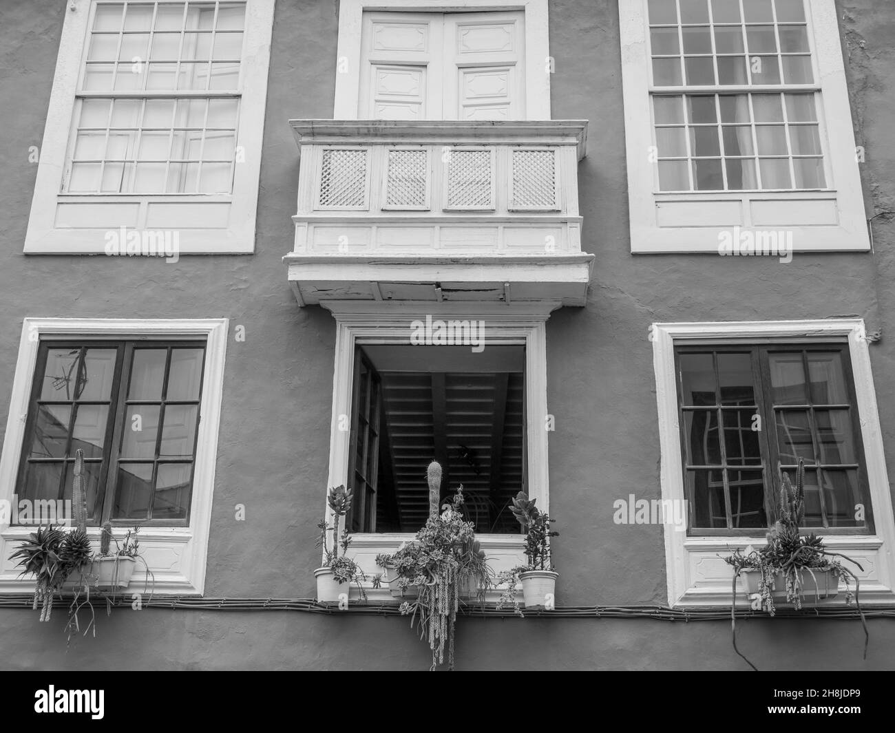 the spanish city of La Palma Stock Photo Alamy