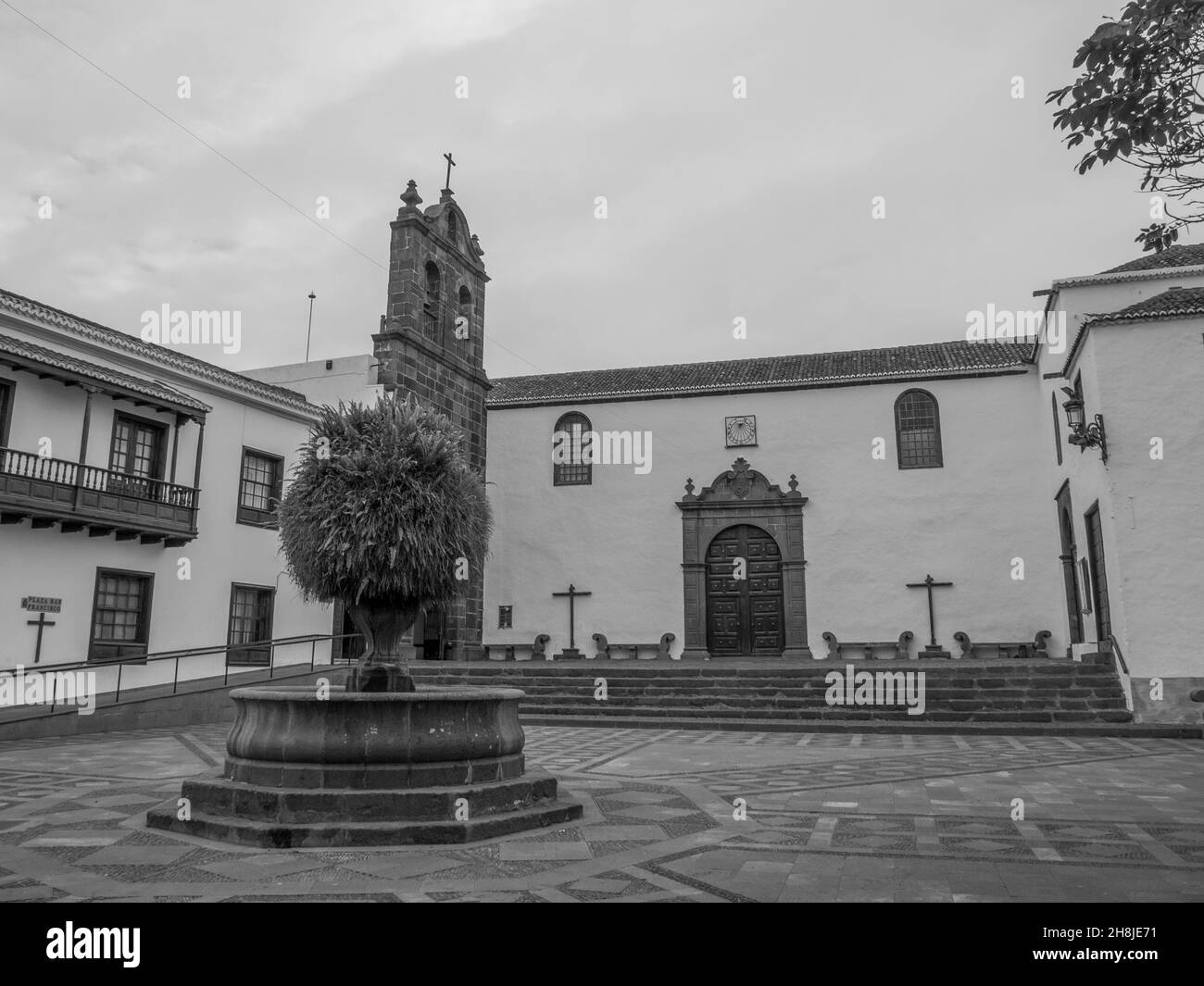 the spanish city of La Palma Stock Photo Alamy