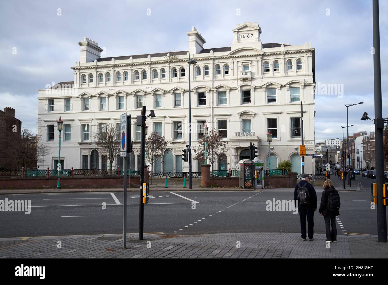 former scandanavian hotel the arch student accommodation nelson street liverpool, merseyside, uk Stock Photo