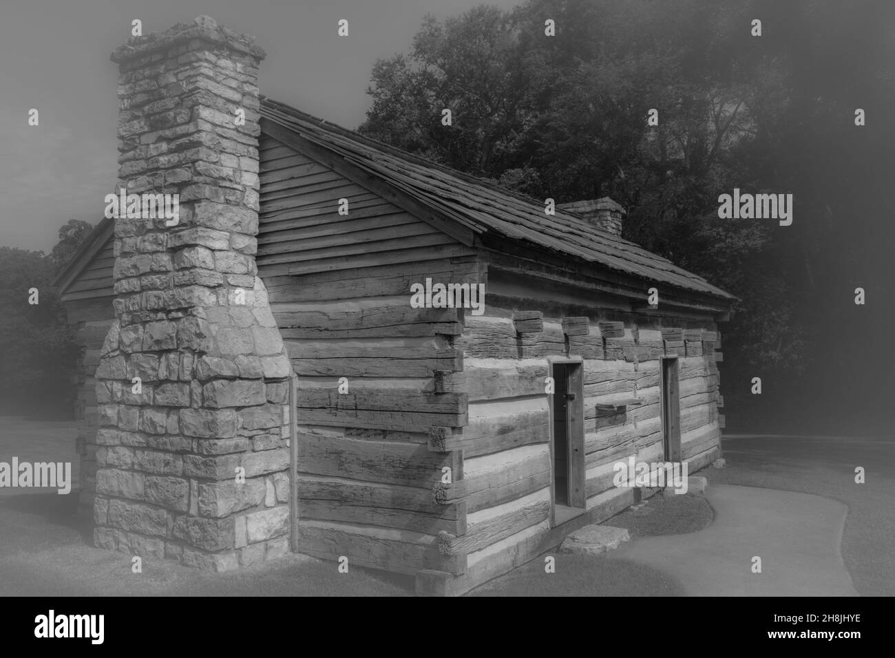 Grayscale Shot Of The Hermitage Nashville Tennessee Home Of Grayscale shot of the hermitage nashville tennessee home of
