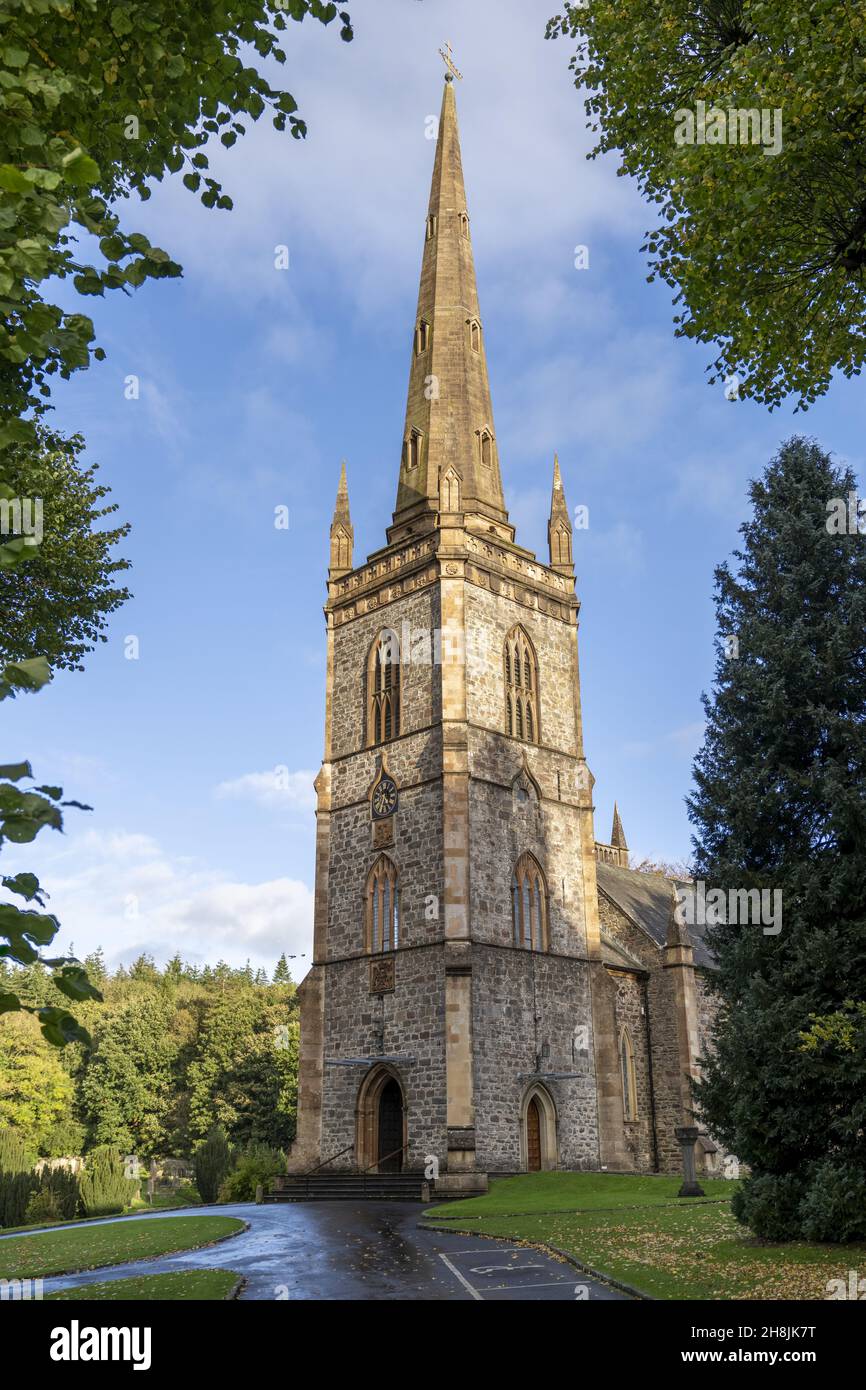 Vertical shot of the Hillsborough Parish Church in Lisburn Northern