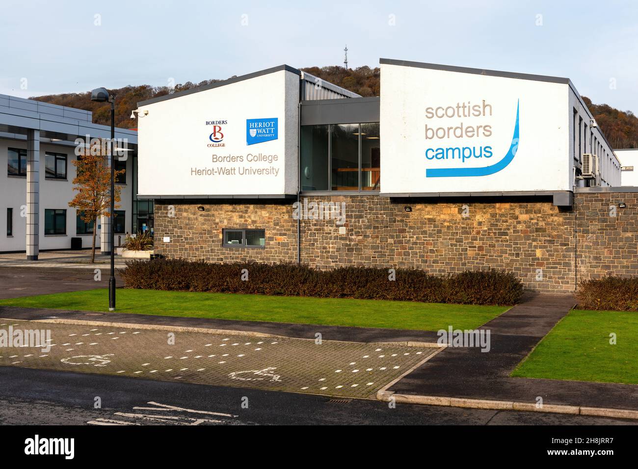 Scottish Borders Campus for Heriot Watt University at Netherdale, Galashiels. Stock Photo