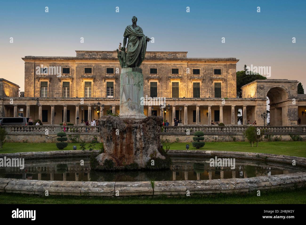 Corfu Museum of Asian Art in the former St Michael and St Palace Stock Photo Alamy