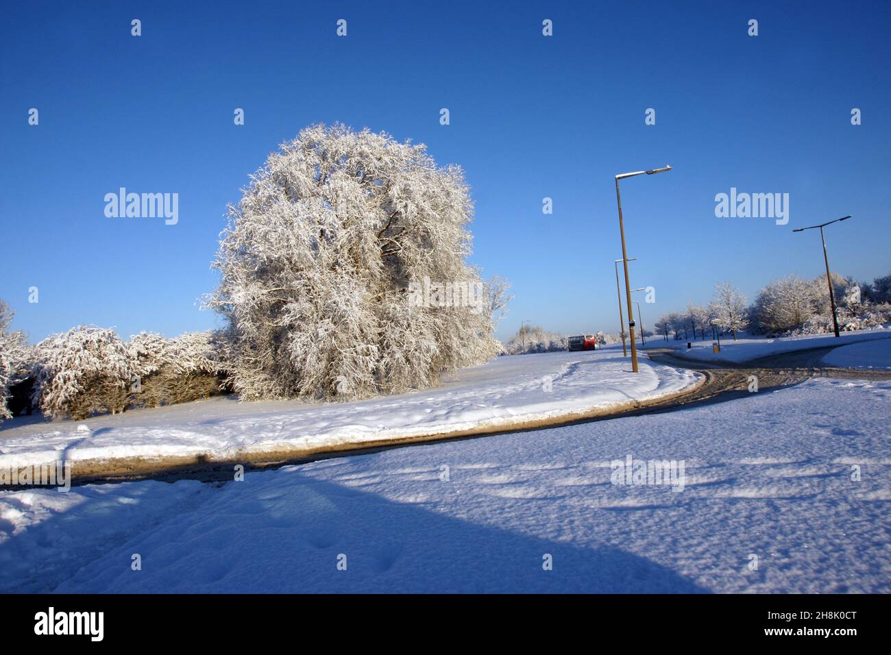 snow and ice, extreme weather Stock Photo