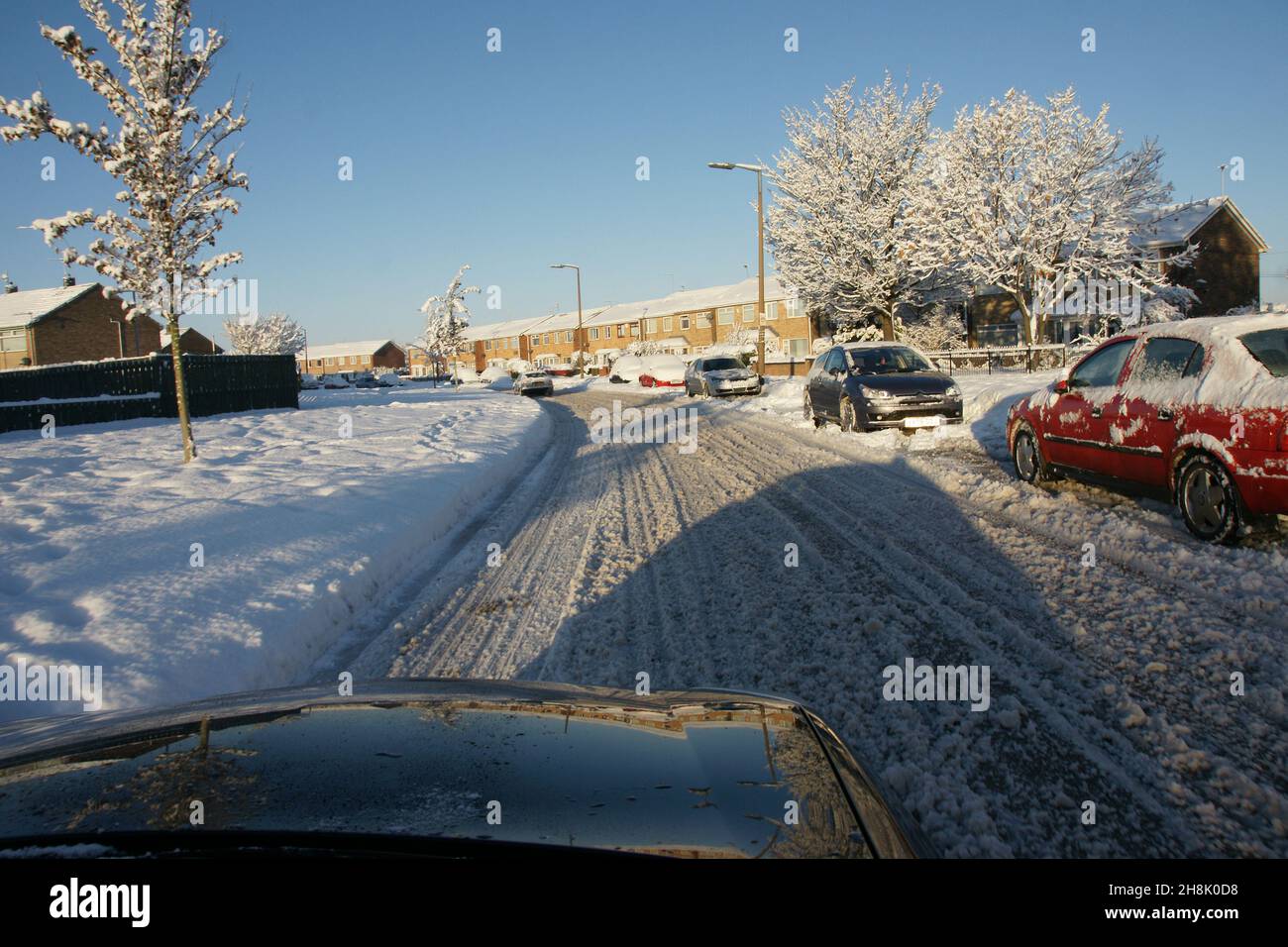 snow and ice, extreme weather Stock Photo