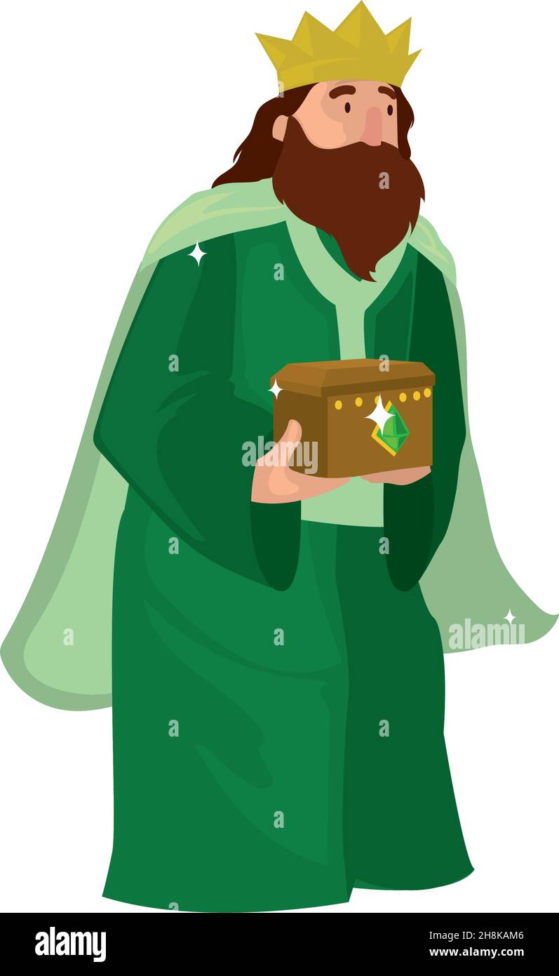 wise king melchior over white Stock Vector Image & Art - Alamy