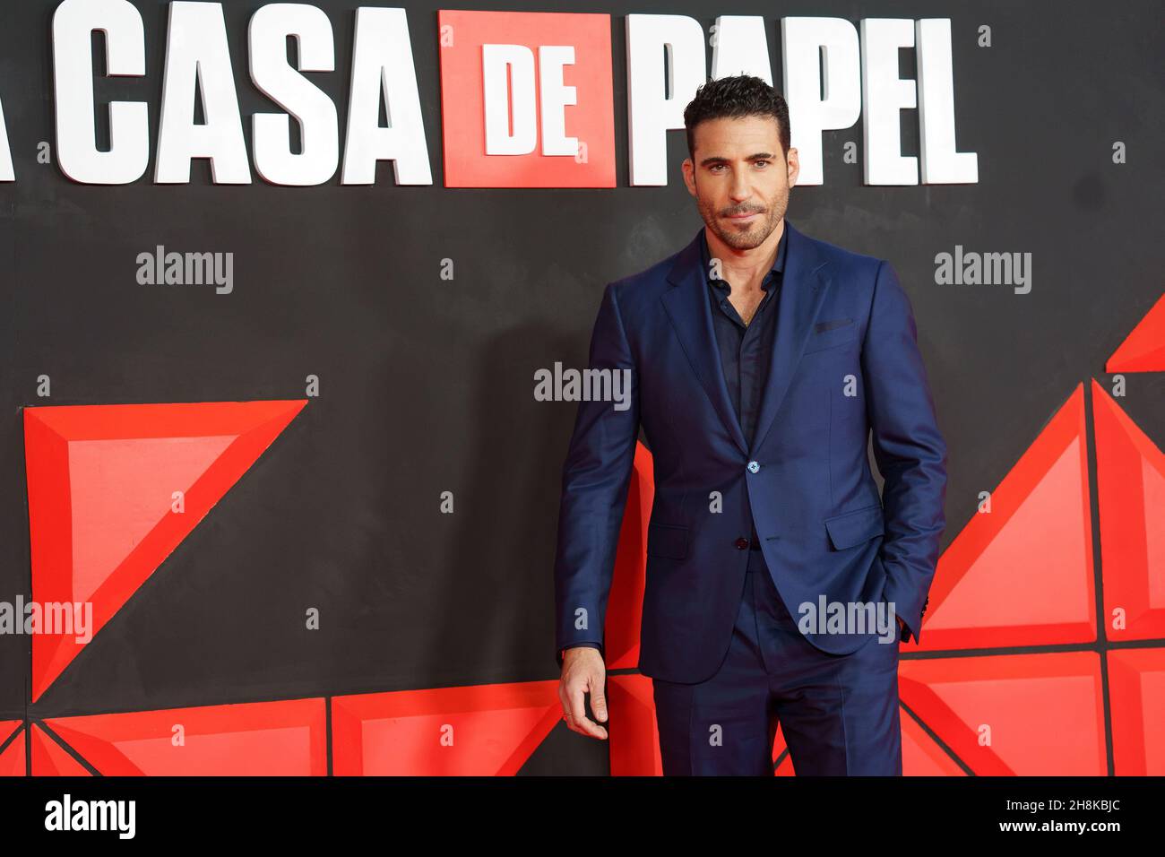 Madrid, Spain. 30th Nov, 2021. Miguel Angel Silvestre attends the premiere  for the second part of the final season of 'La Casa de Papel'. (Photo by  Atilano Garcia/SOPA Images/Sipa USA) Credit: Sipa