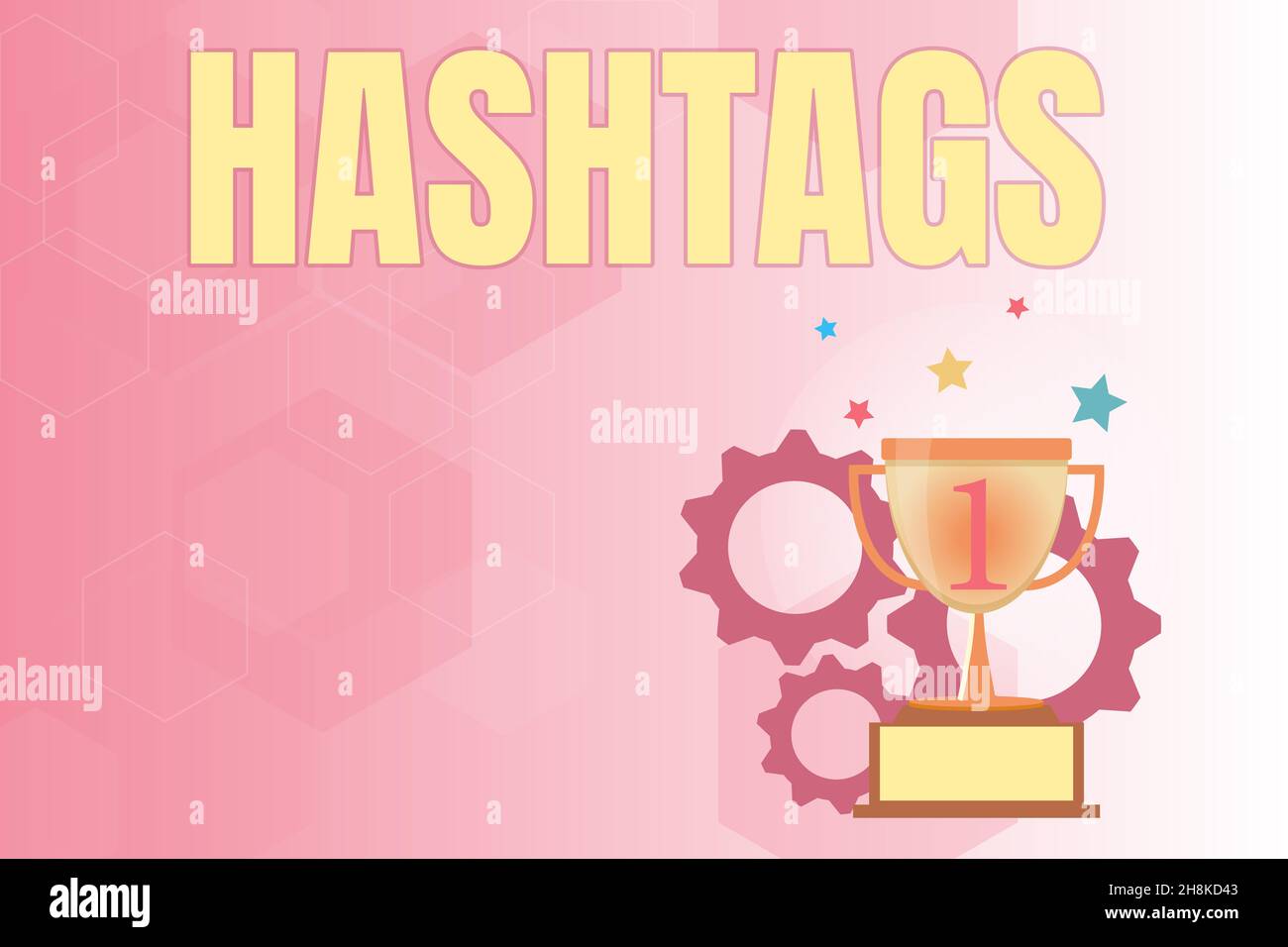Sign displaying Hashtags. Business showcase a word or phrase preceded ...