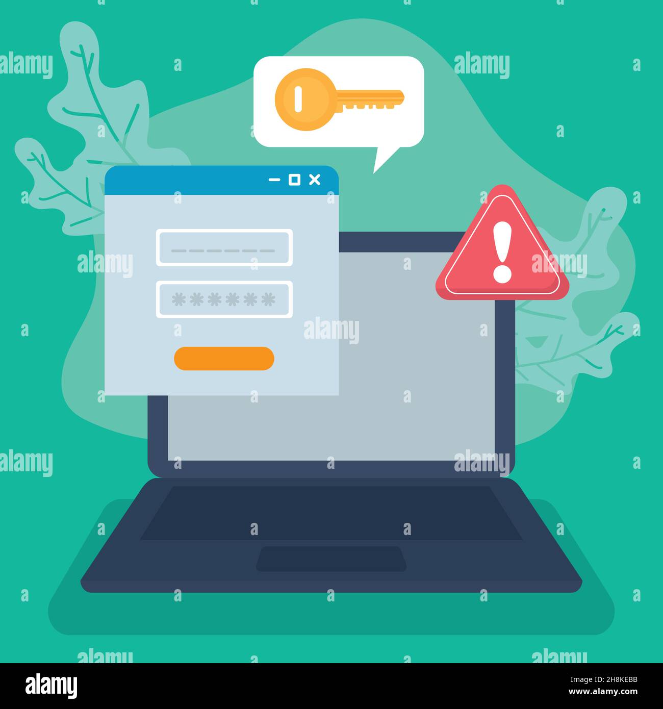 safety password cartel with items Stock Vector Image & Art - Alamy