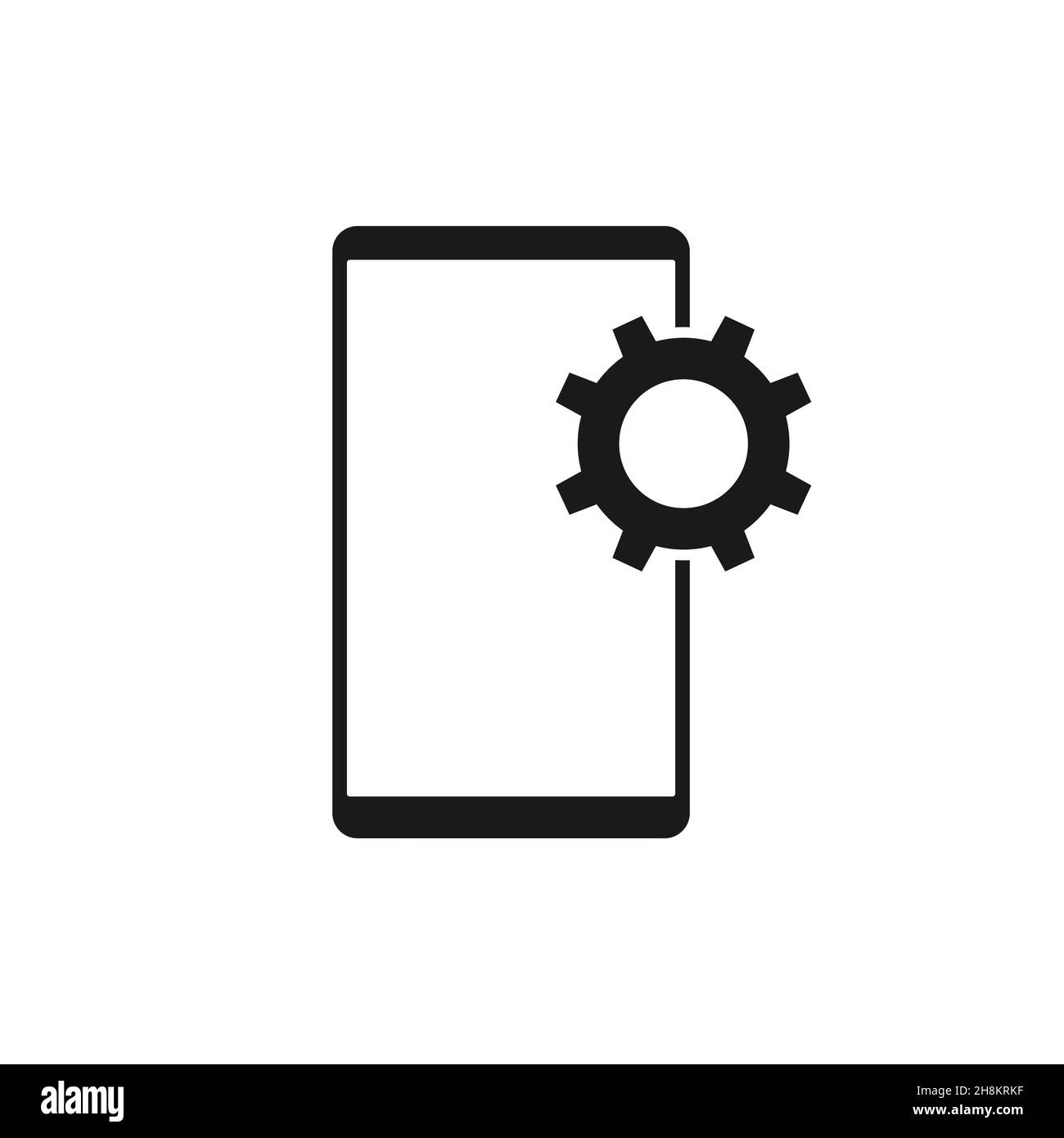 Phone Setup Gear icon. Vector illustration Stock Vector Image & Art Alamy