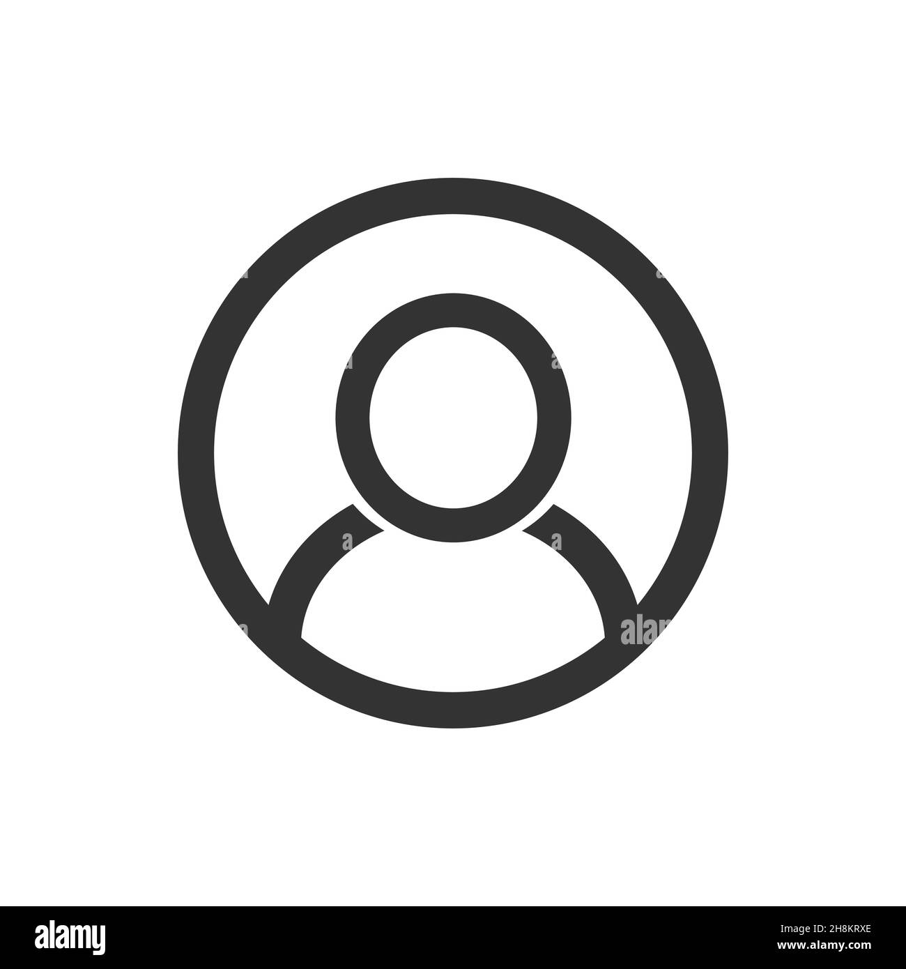 user login or authenticate icon, human person symbol Stock Vector Image
