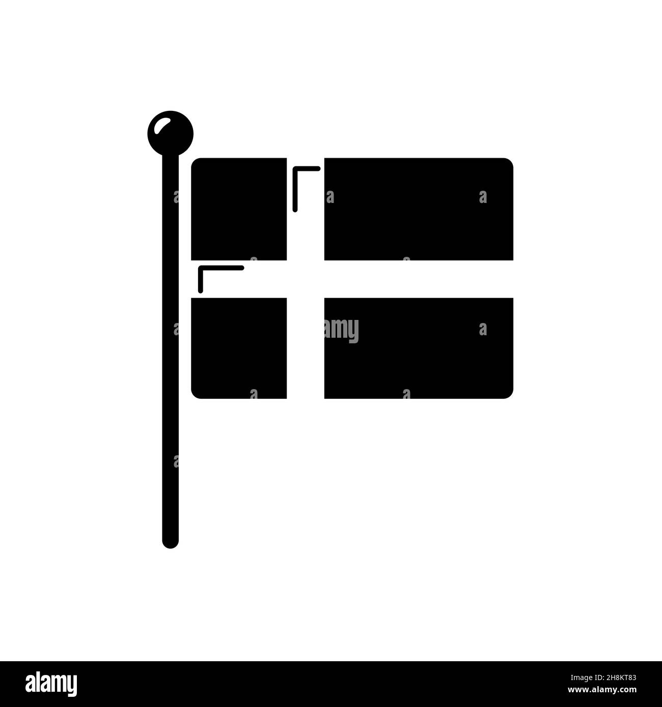 flag vector icon isolated on white background Stock Vector Image & Art ...