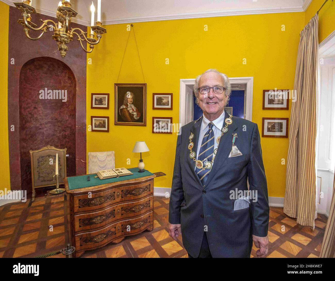 Ballenstedt, Germany. 22nd Sep, 2018. Eduard Prince of Anhalt at the opening of the exhibition 'Courtly Living' at Ballenstedt Castle. The prince will be 80 years old on December 3. (to dpa 'Celebrations will not take place until May 2022 - Eduard Prince of Anhalt turns 80') Credit: Jürgen Meusel/dpa-Zentralbild/dpa/Alamy Live News Stock Photo