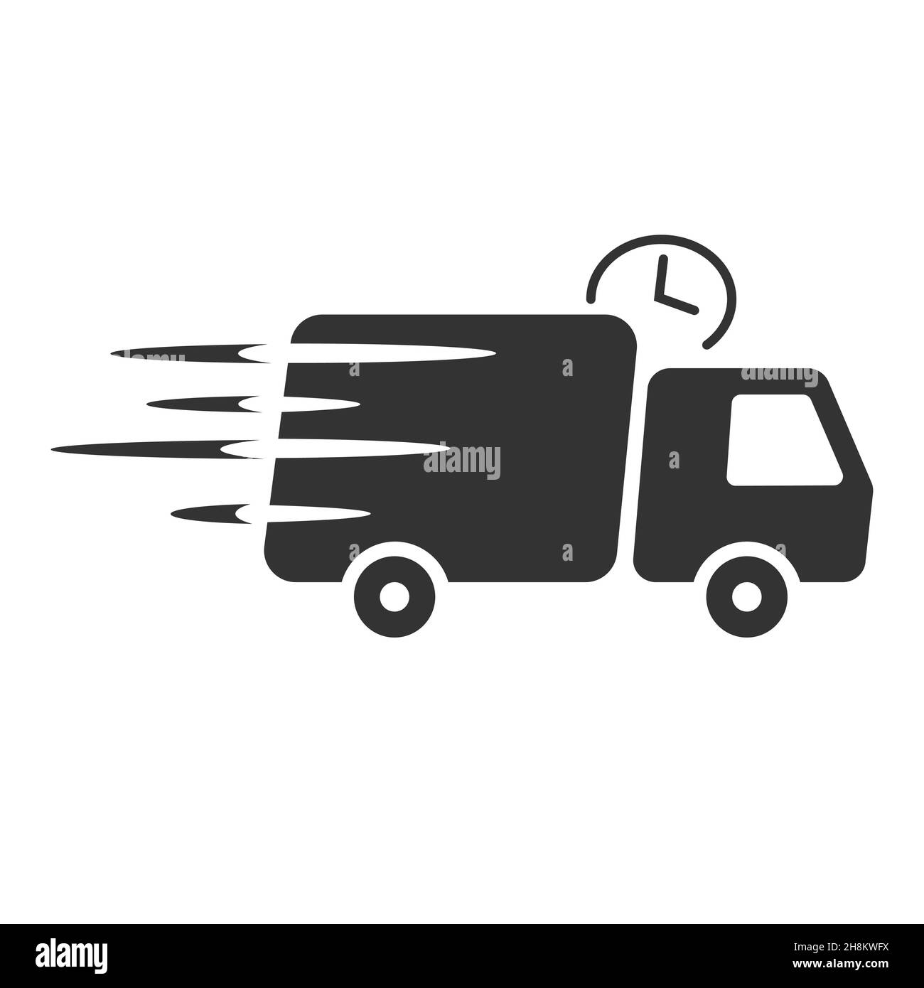 Truck icon, delivery car, quick pickup, vector image Stock Vector Image &  Art - Alamy