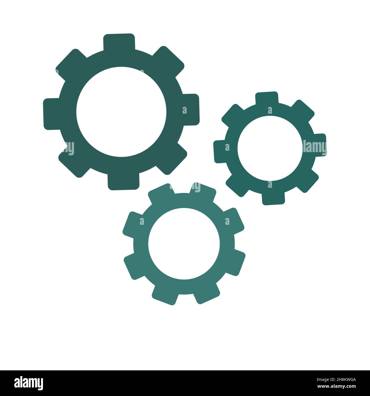 Engineering icon on white Stock Vector Images - Alamy