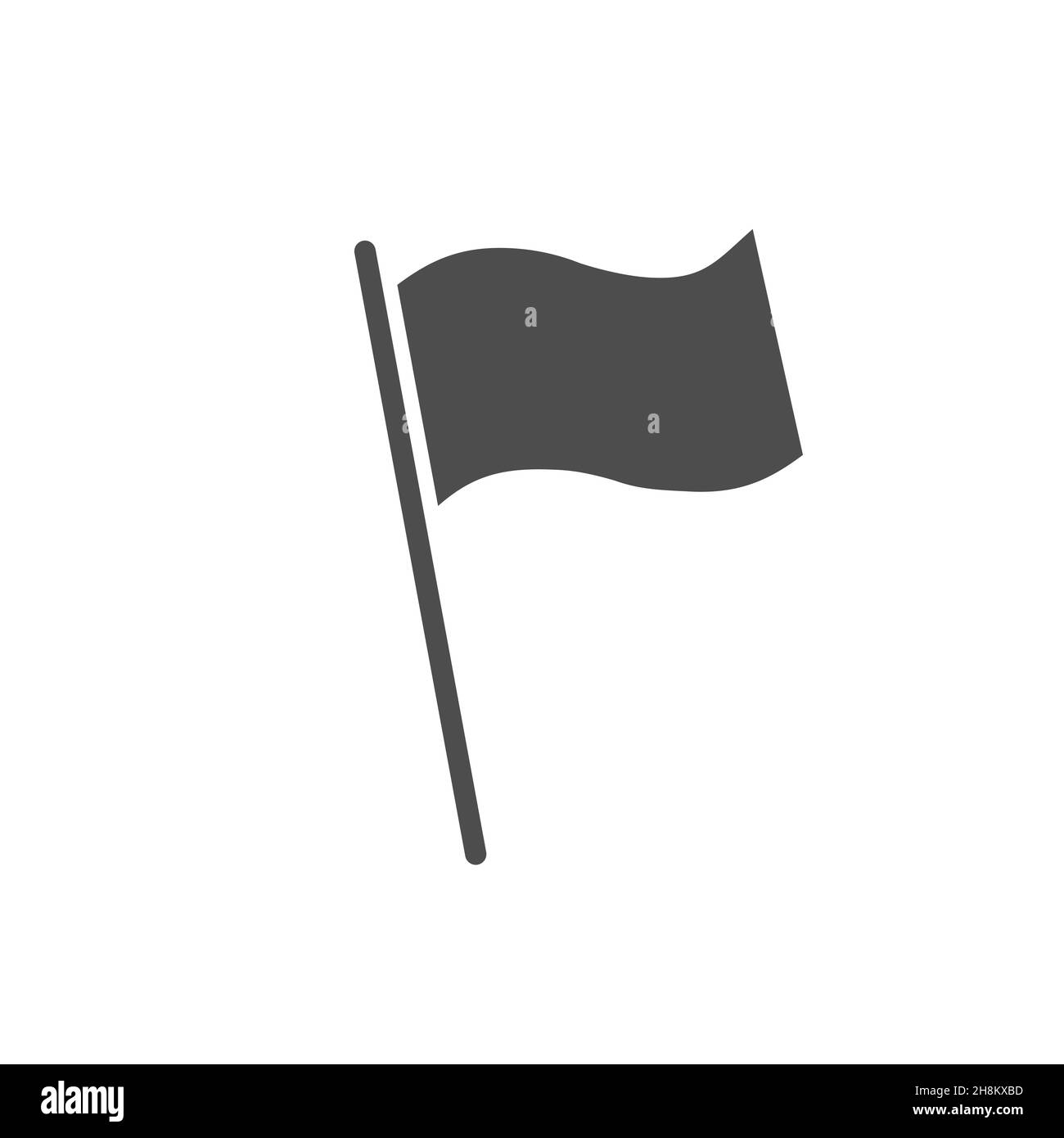 flag icon vector simple Image isolated on white background Stock Vector ...