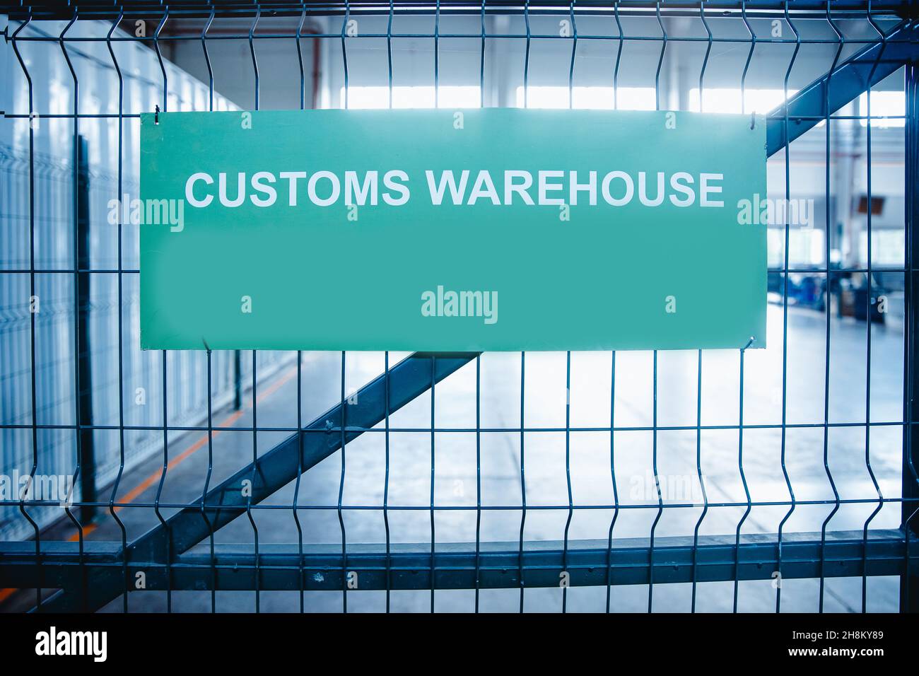 Customs control zone warehouse clearance cargo, international trade