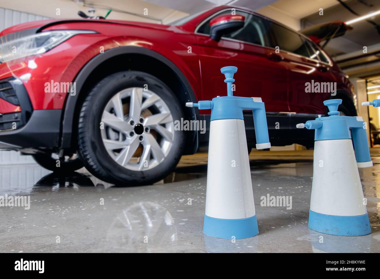 Organic disinfectants for disinfection of car interior and body from