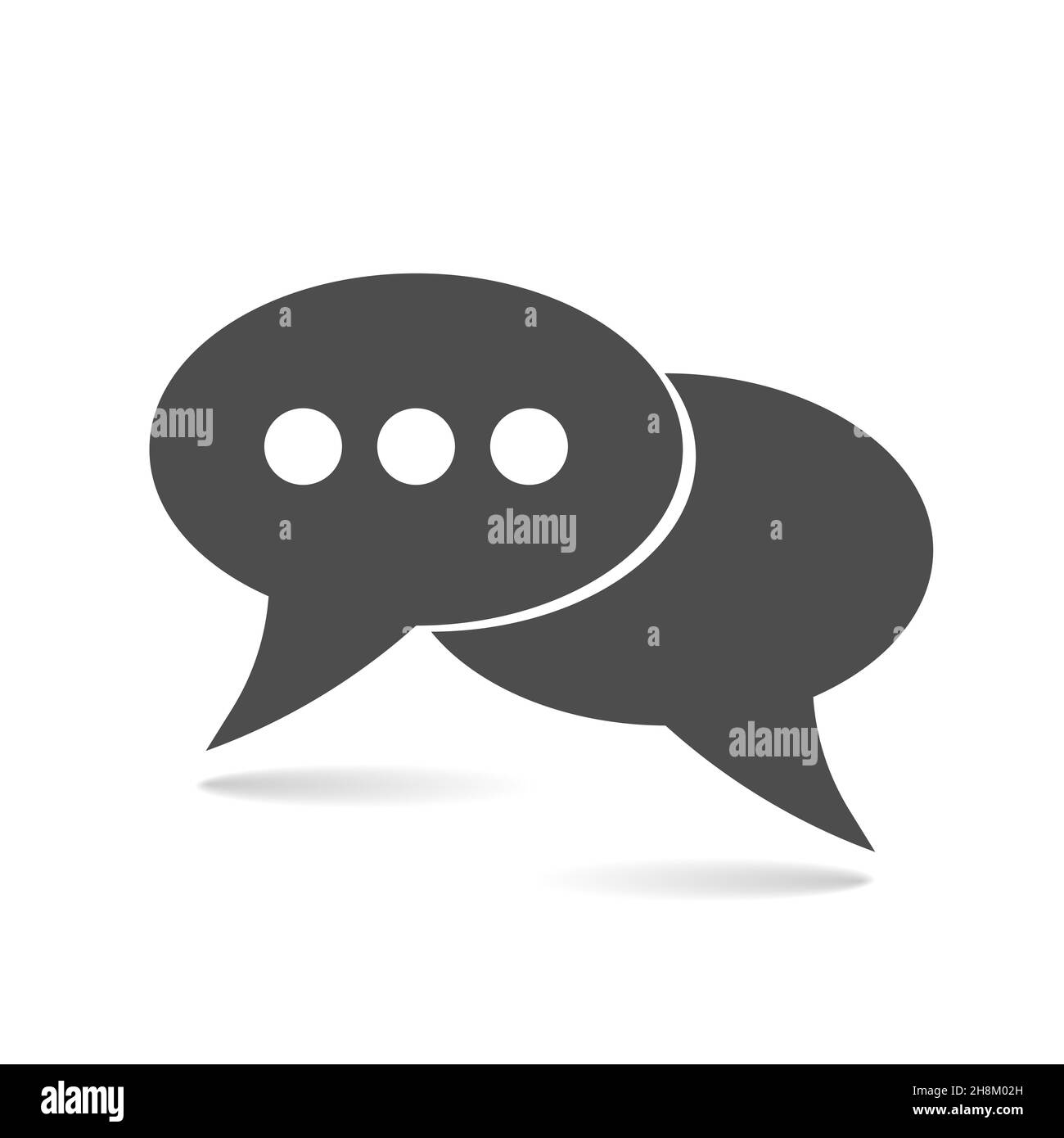 Bubble speech icon with three dot vector image Stock Vector Image & Art ...