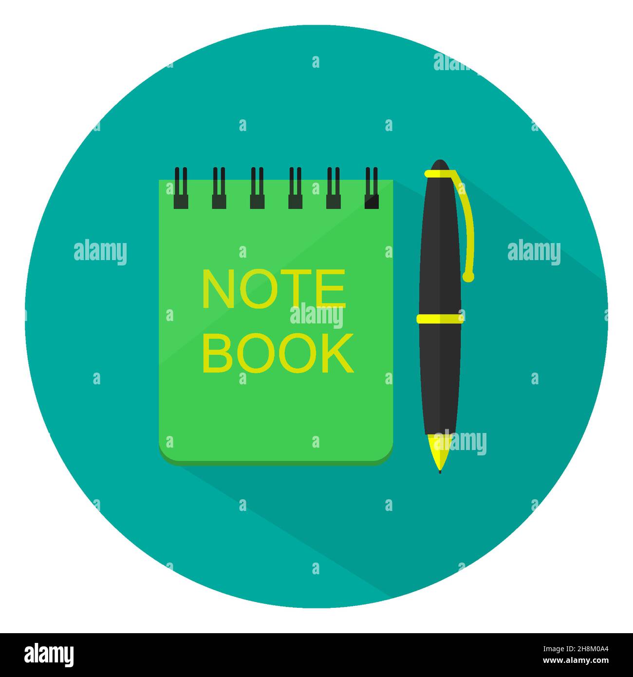 icon of notes Stock Vector