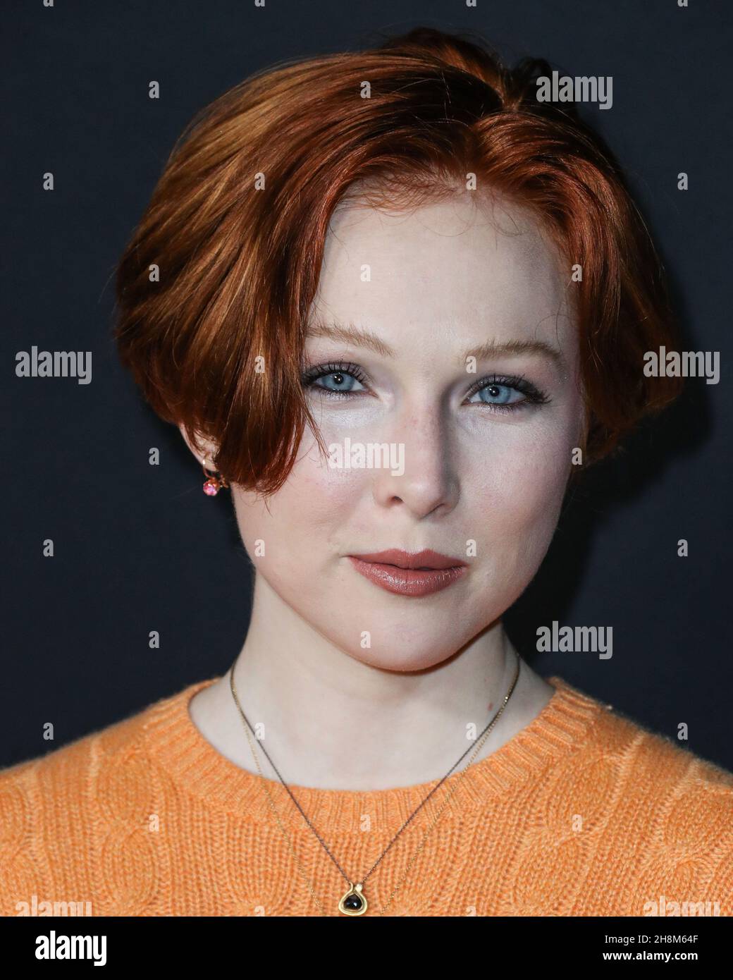 Los Angeles, United States. 30th Nov, 2021. LOS ANGELES, CALIFORNIA, USA - NOVEMBER 30: Actress Molly C. Quinn arrives at the Los Angeles Premiere Of Netflix's 'The Unforgivable' held at the Directors Guild of America Theater on November 30, 2021 in Los Angeles, California, United States. (Photo by Xavier Collin/Image Press Agency) Credit: Image Press Agency/Alamy Live News Stock Photo
