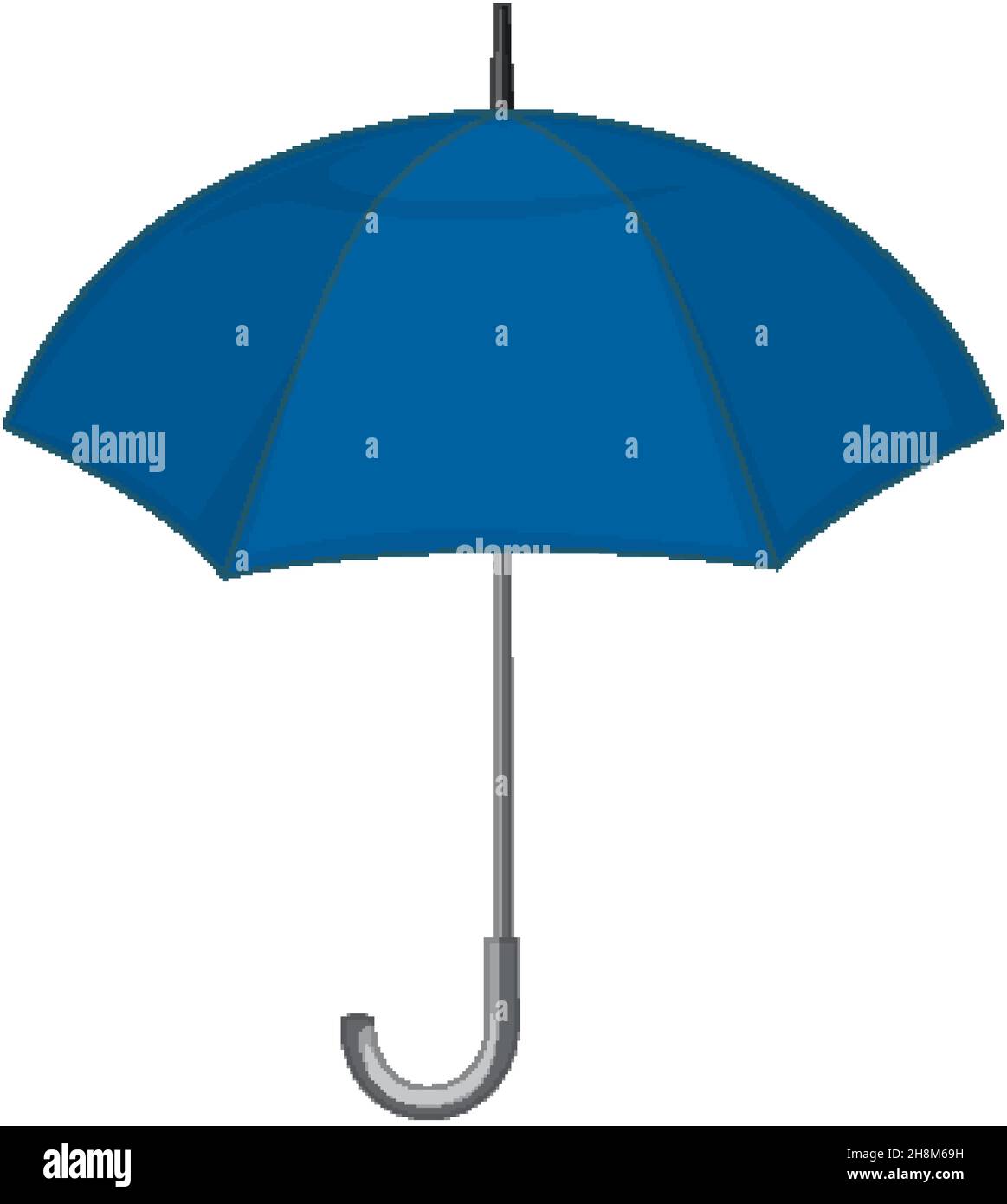Open blue umbrella isolated illustration Stock Vector Image & Art Alamy