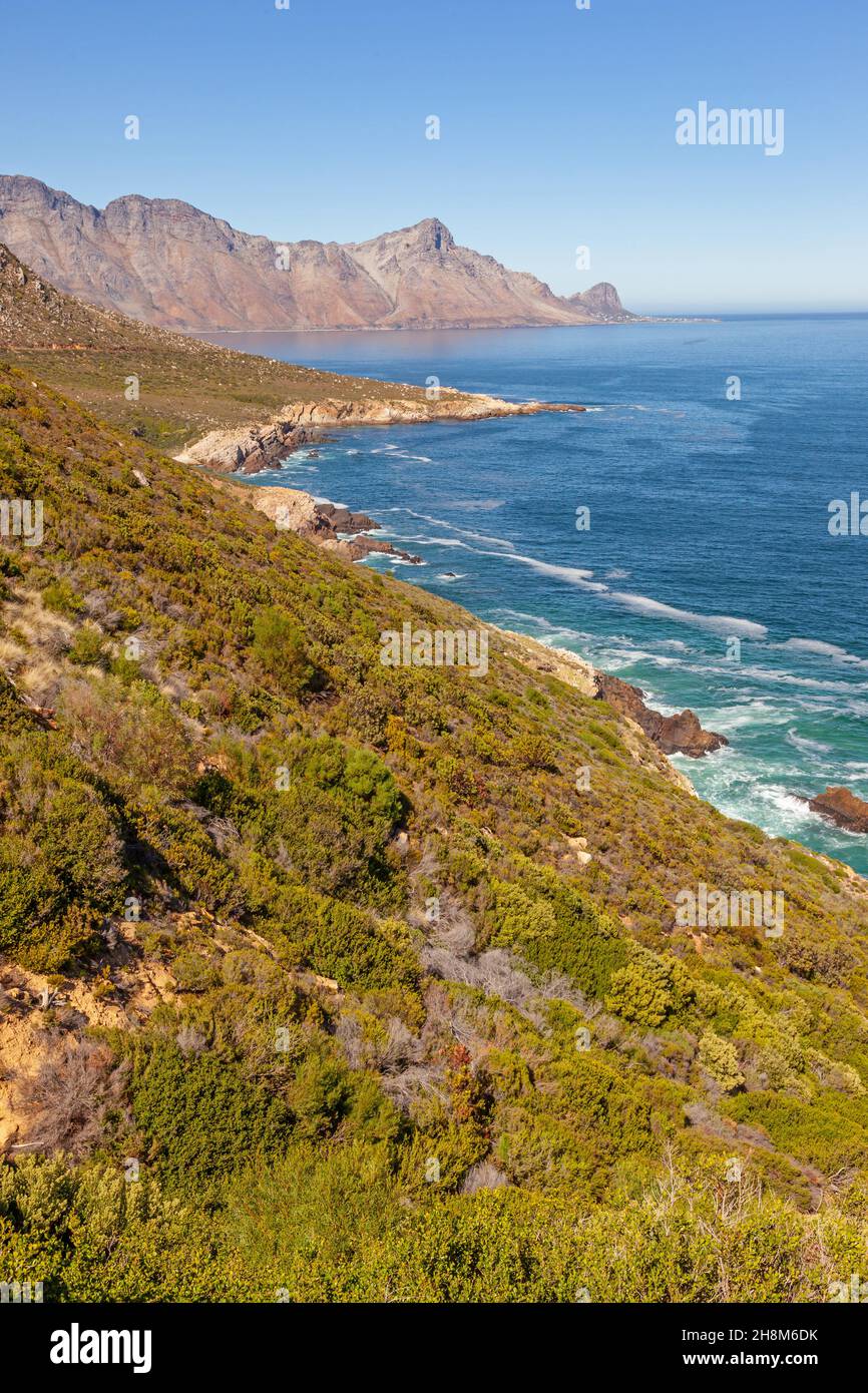 A view of the eastern edge of False Bay from Clarence Drive (Route 44