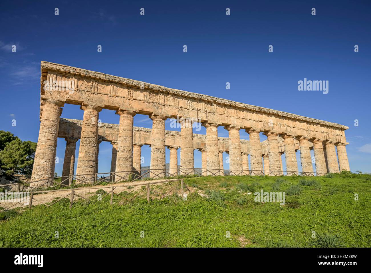 Tempel der Hera, Segesta, Sizilien, Italien Stock Photo