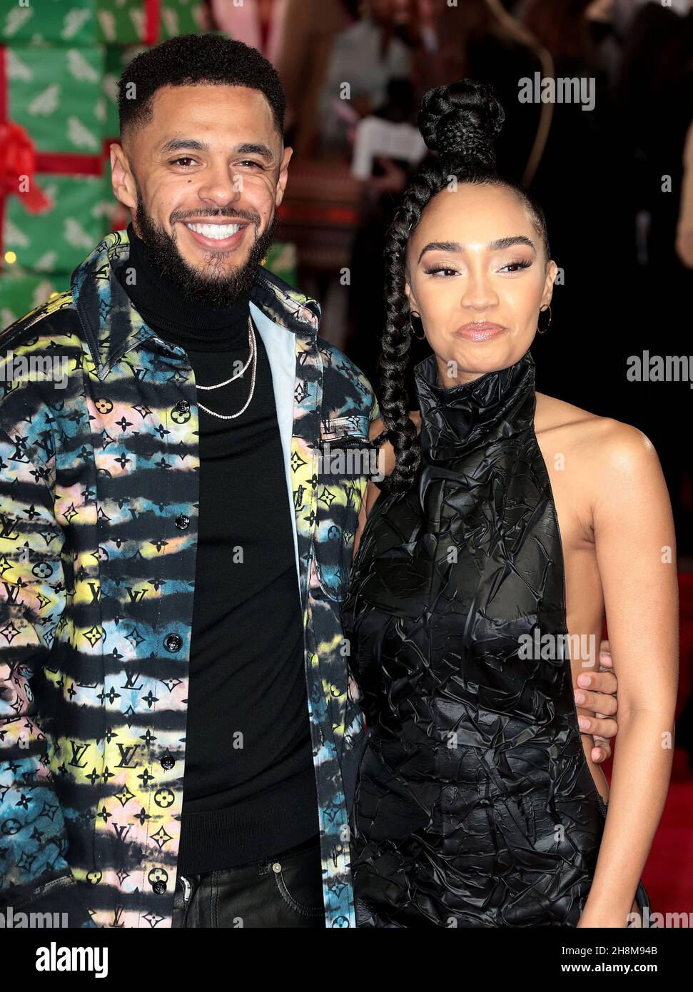 Nov 30, 2021 - London, England, UK - Andre Gray and Leigh-Anne Pinnock ...