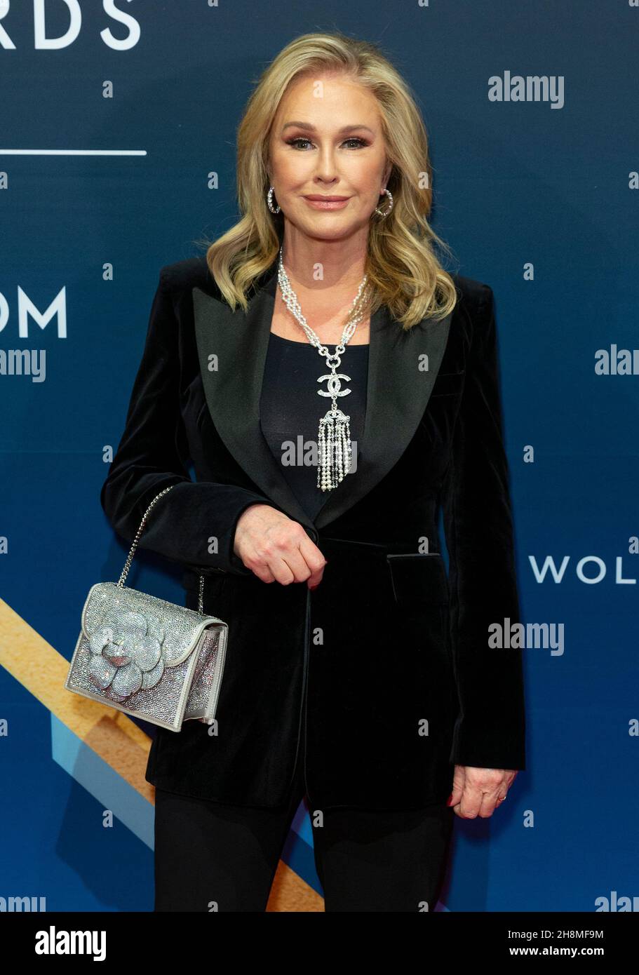 November 30, 2021, New York, New York, United States: Kathy Hilton wearing  dress by Max Mara attends 2021 Footwear News Acheivement Awards at Casa  Cipriani South Seaport (Credit Image: © Lev Radin/Pacific