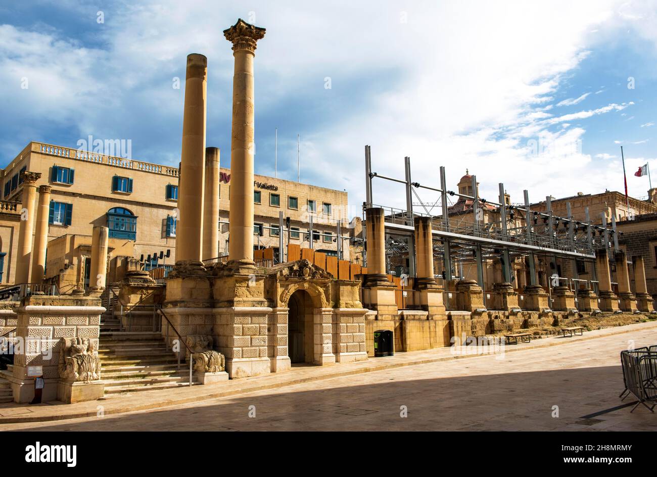 Ruin of former opera house destroyed in World War II Royal Opera House