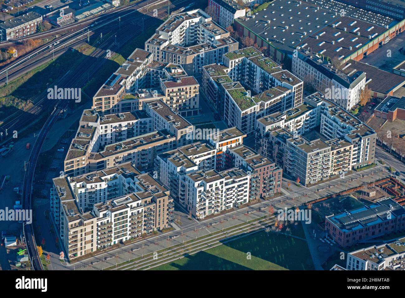 Germany, Hamburg, Altona, Holsten Quartier, flats, apartment building