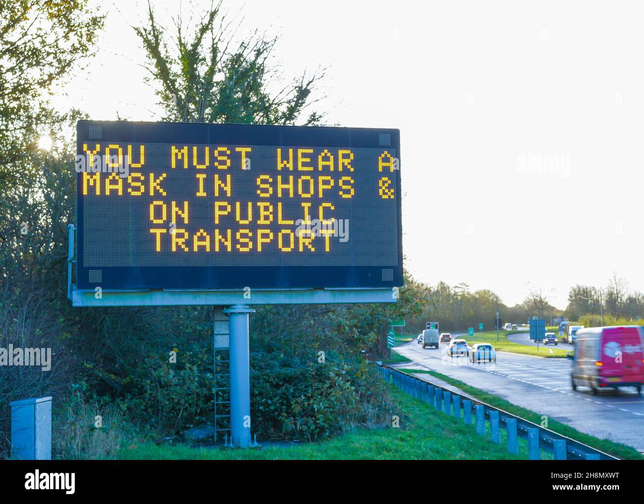 Compulsory face masks public transport hires stock photography and