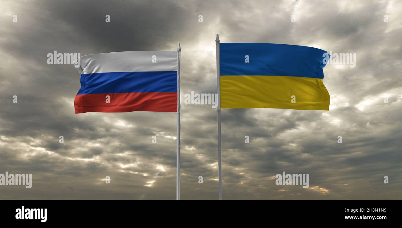 ukraine russian conflict Stock Photo