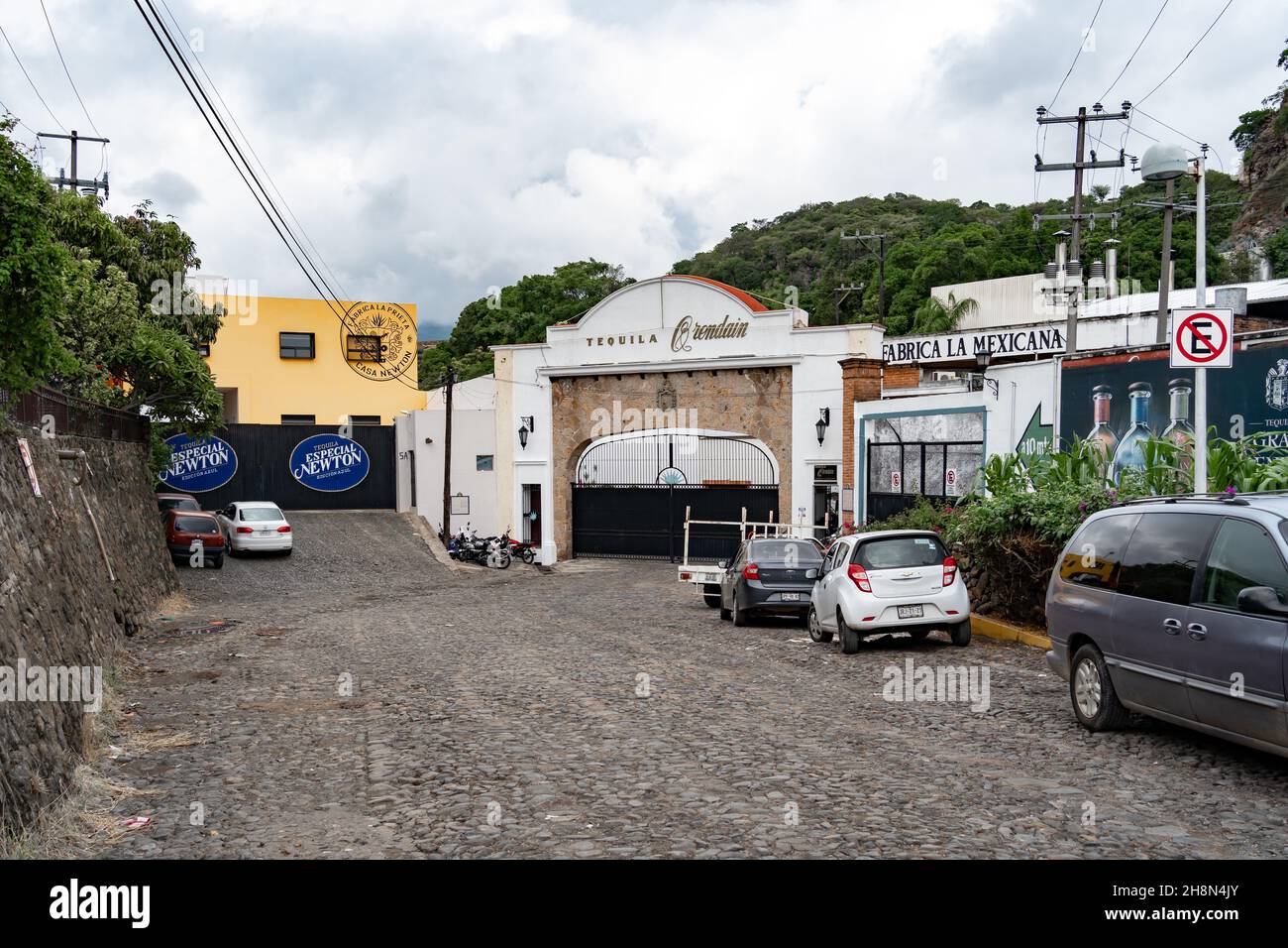 TEQUILA JALISCO, MEXICO Sep 15, 2021 The zone of some tequila