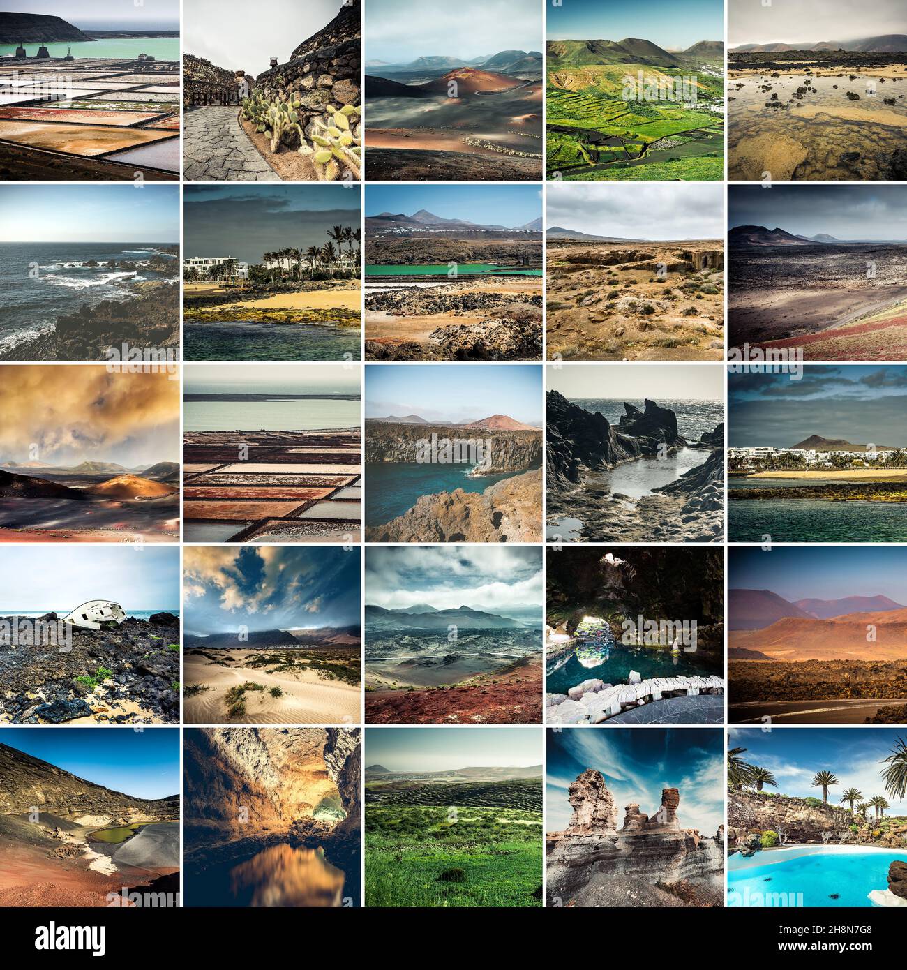 Blue collage hi-res stock photography and images - Alamy