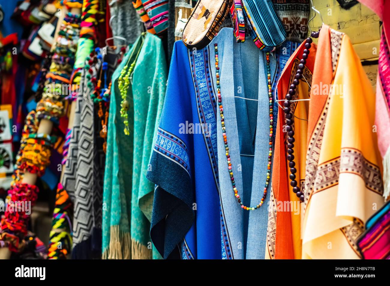 Hanging colorful dresses Stock Photo Alamy