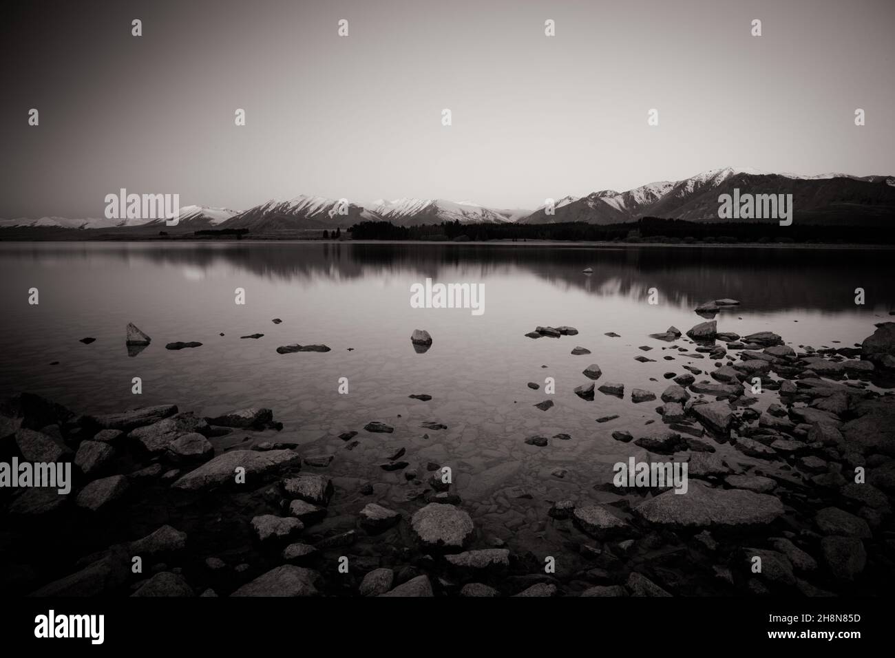 Lake Tekapo Sunset in New Zealand Stock Photo - Alamy