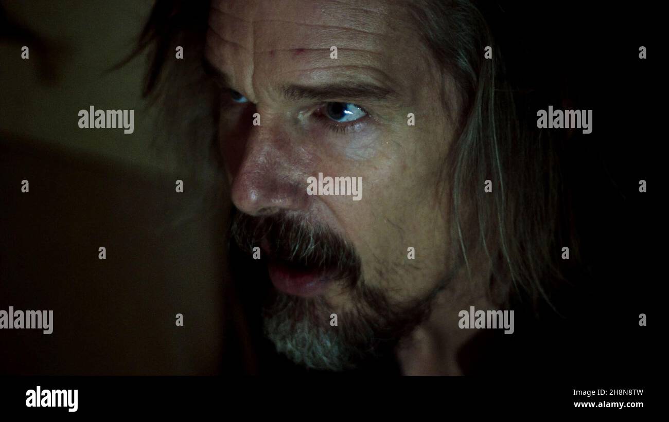 ETHAN HAWKE in ZEROS AND ONES (2021), directed by ABEL FERRARA. Credit