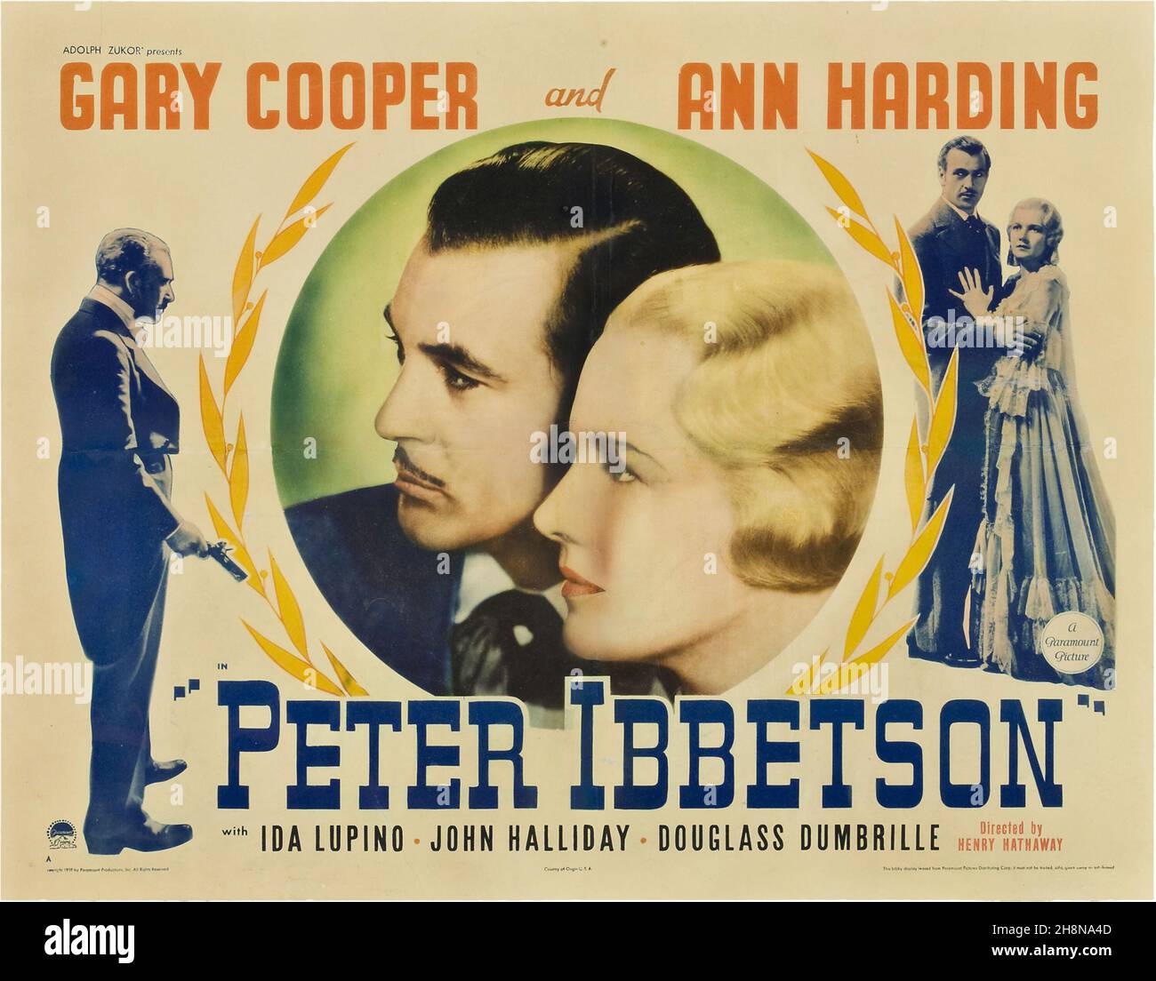 GARY COOPER and ANN HARDING in PETER IBBETSON (1935), directed by HENRY