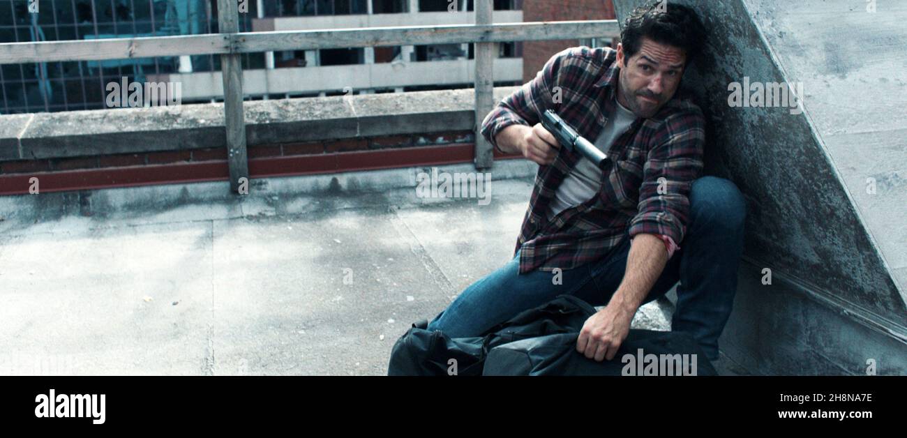 SCOTT ADKINS in CASTLE FALLS (2021), directed by DOLPH LUNDGREN. Credit