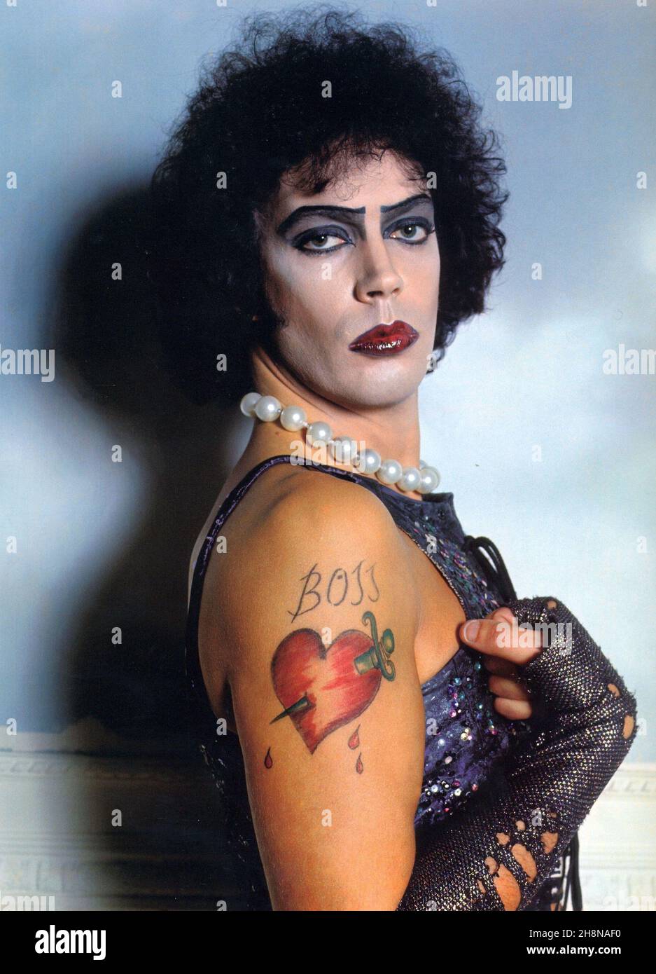 TIM CURRY in THE ROCKY HORROR PICTURE SHOW (1975), directed by JIM SHARMAN. Credit: 20TH CENTURY FOX / Album Stock Photo