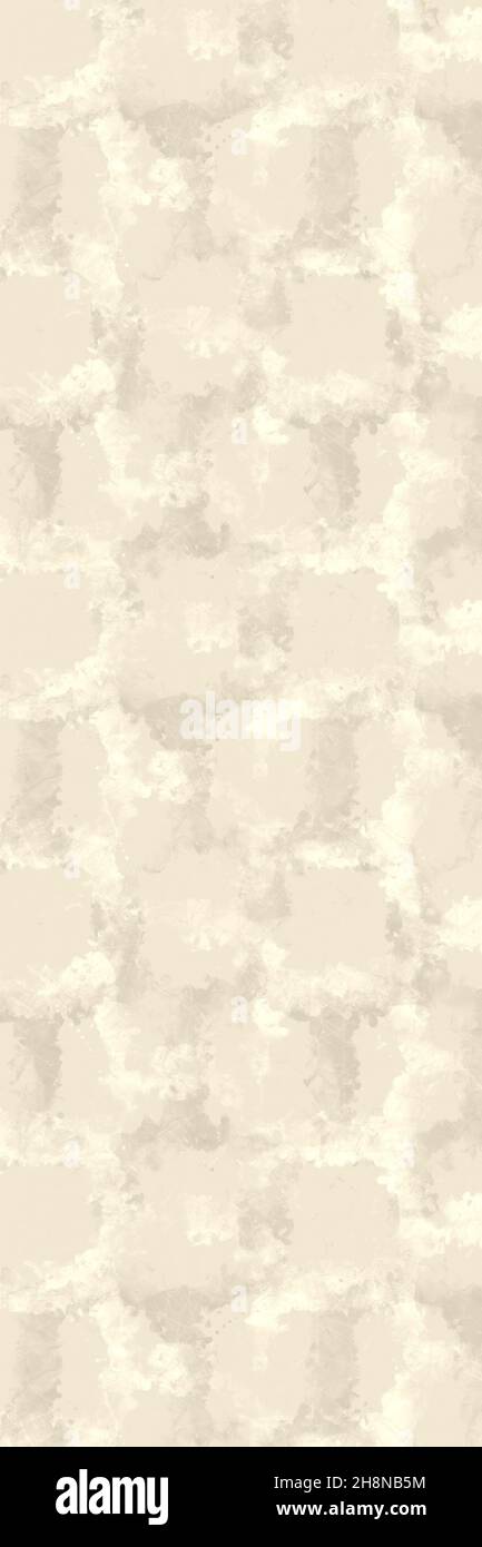 Cream beige mottled vertical rice paper border texture with patterned ...