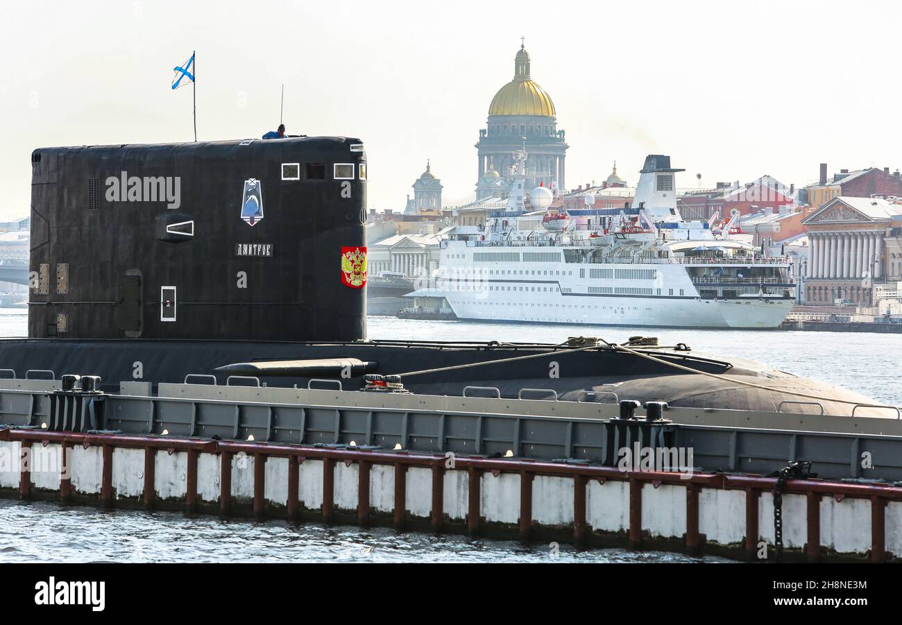 The Small Cruise Ship MS Berlin, The Russian Submarine RFS Dmitrov (B ...