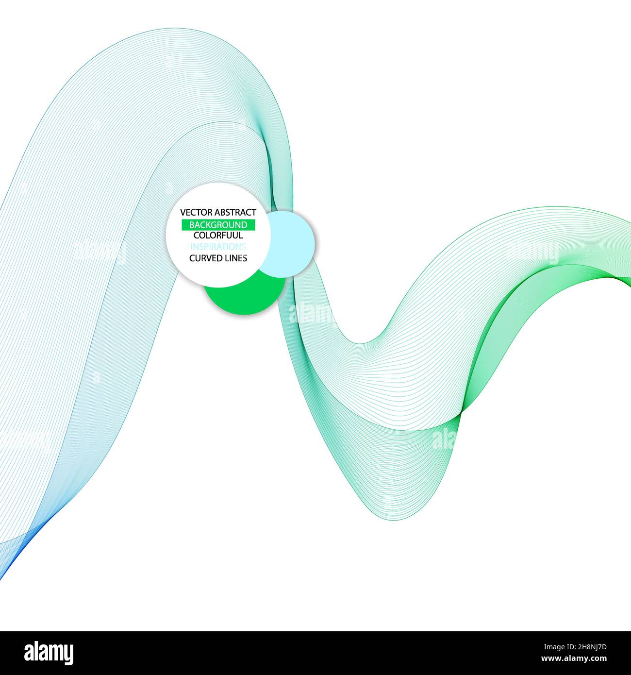 Colored wave pattern. Modern design element. Layout for advertising ...