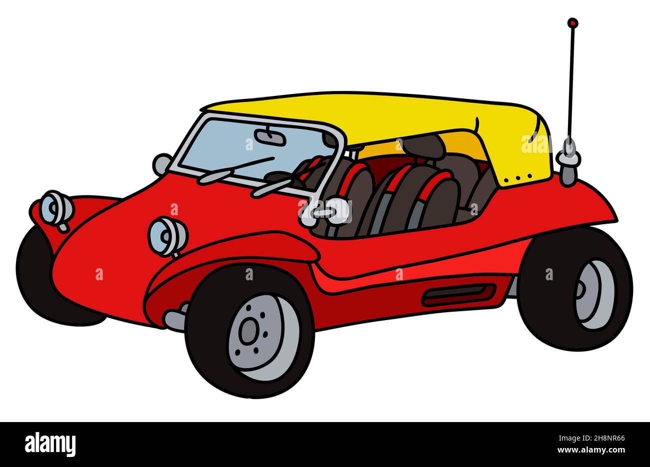 Dune Buggy Illustration