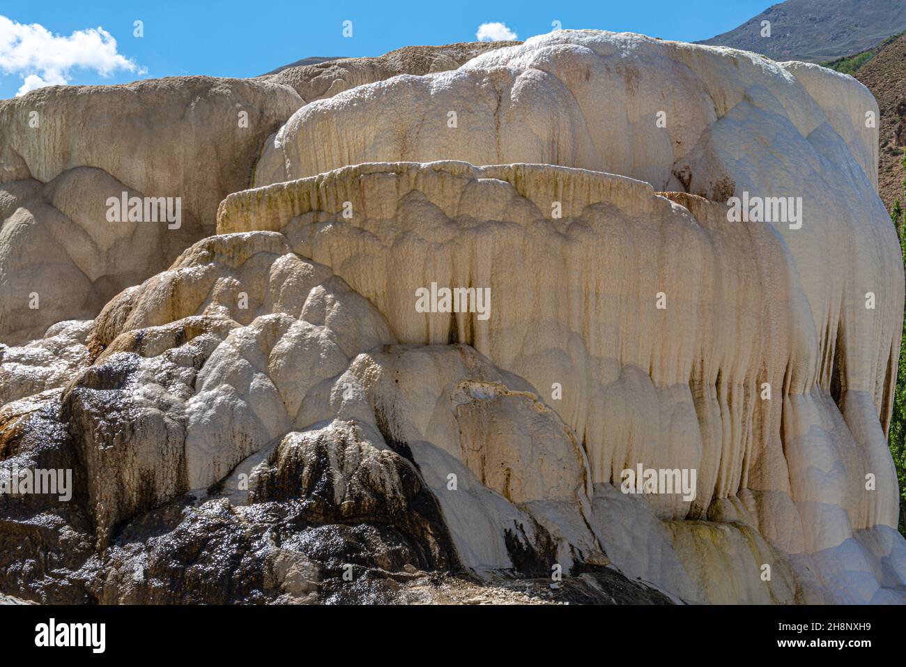 Hot springs at Garm-e-Chasma, Tajikistan Stock Photo