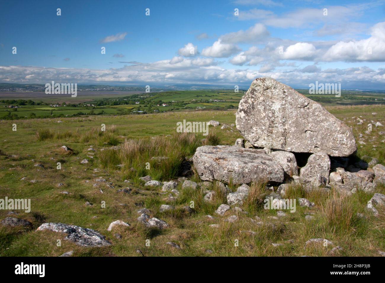 Arthur's stone burial chamber, Gower Peninsula, Glamorgan, South wales Stock Photo