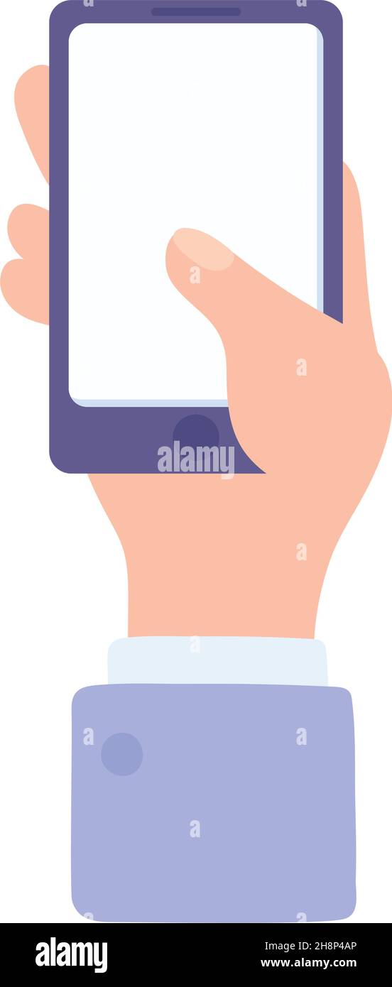 hand with smartphone Stock Vector Image & Art - Alamy