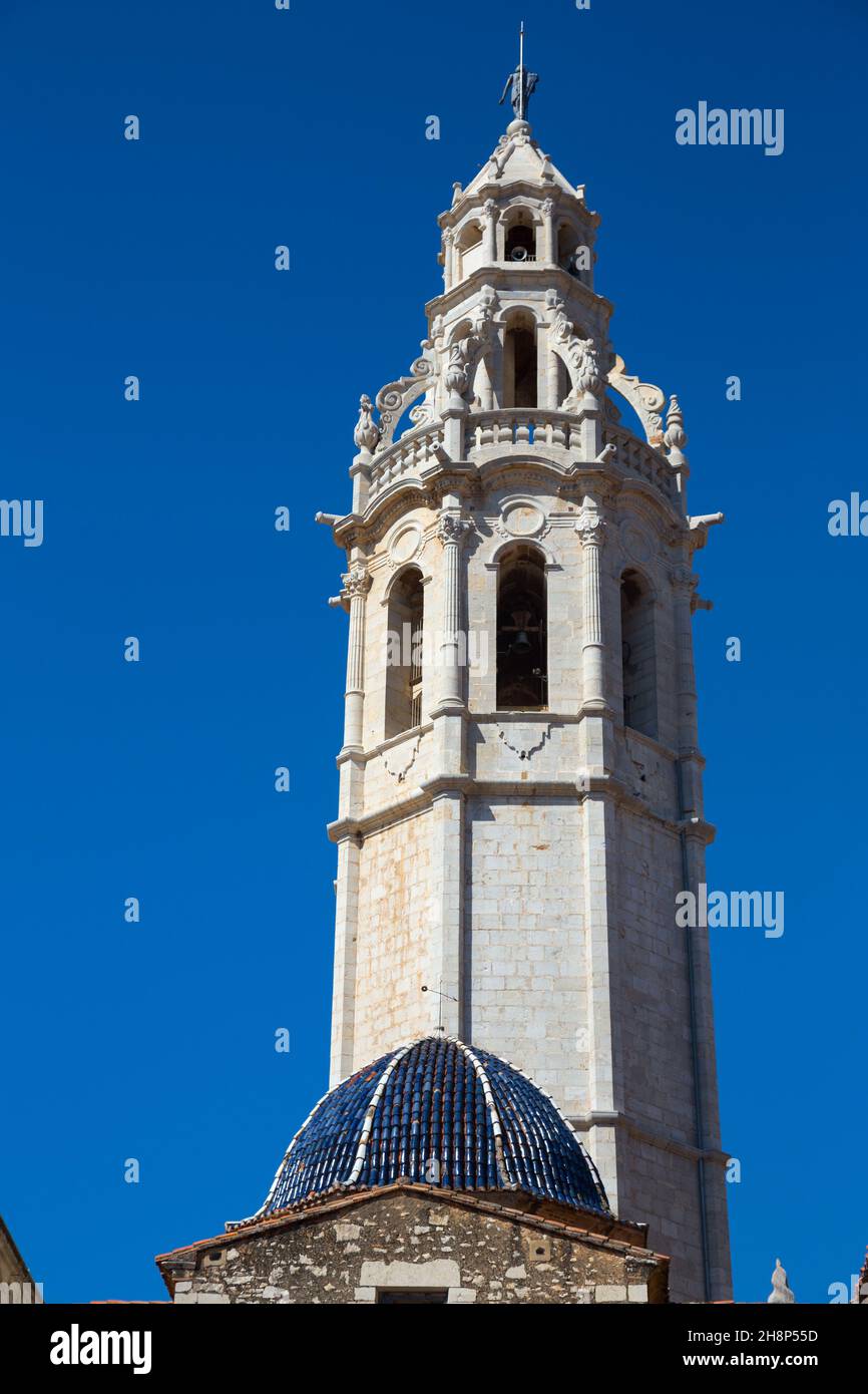 Belltower of Church of Saint John the Baptist Stock Photo - Alamy